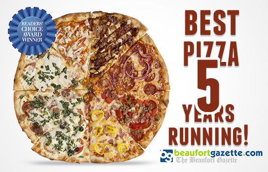Voted Best Pizza In Beaufort 5 Years Running!
